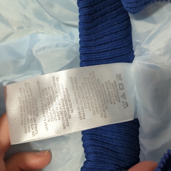 Absorba NWT Infant 0-3M Winter One Piece with detachable hood and mittens - Blue - Picture 6 of 8